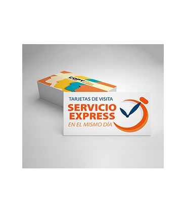 100 Tarjetas de Visita  EXPRÉS  (en el mismo dia)