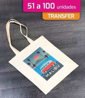 Tote Bag Natural 51 a 100 unidades