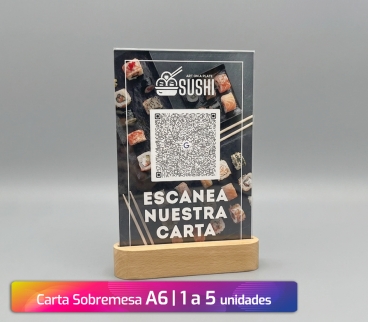 Cartas de Sobremesa A5 de 1 a 5 und.