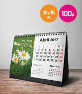 Calendarios sobremesa 10x15 100 unidades