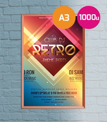 Carteles A3 1000 unidades