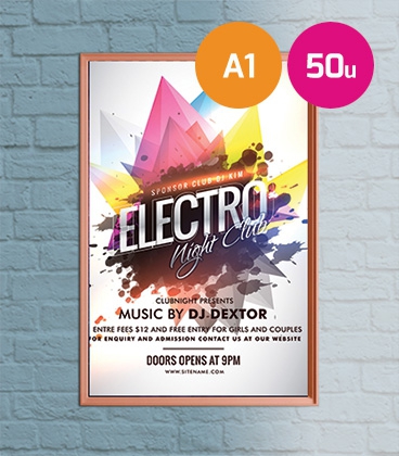 Carteles A1 50 unidades