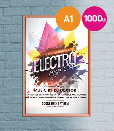Carteles A1 1000 unidades