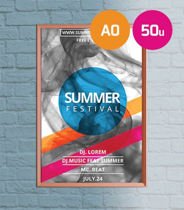 Carteles A0 50 unidades