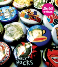 Chapas personalizadas 26 a 50 unidades
