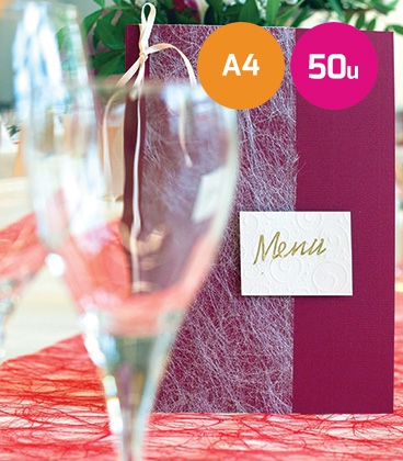 Menú Restaurante A4 50 unidades