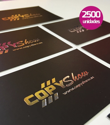 Tarjetas stamping 2500 unidades