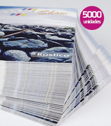Tarjetas de visita papel verjurado texturizado 5000 unidades