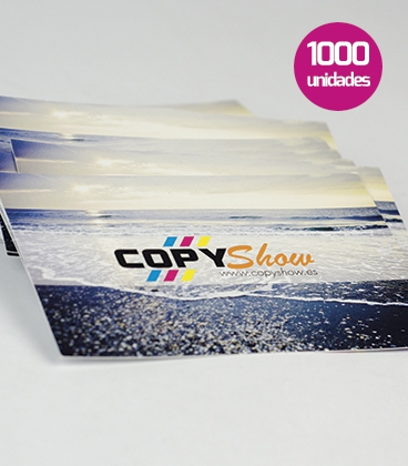 Tarjetas de visita UV selectivo 1000 unidades