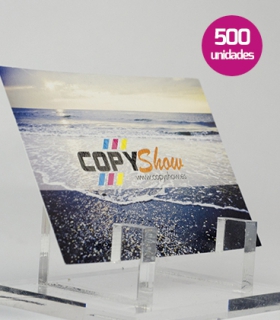 Tarjetas de visita UV selectivo 500 unidades