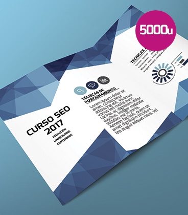 Trípticos 5000 unidades