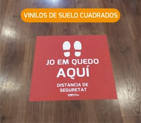 Vinilos de suelo cuadrados 