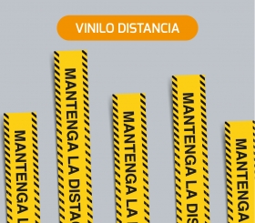  Vinilo  Distancia Seguridad  Coronavirus suelos (Barcelona)