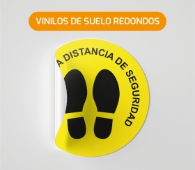 Vinilos de suelo redondos